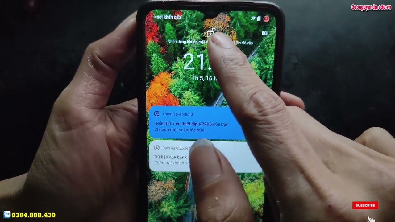 Instructions for setting a screen lock password Vivo Y22s Instructions for setting a screen lock password Vivo Y22s