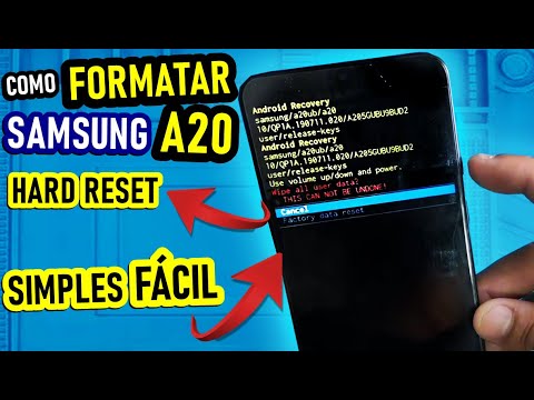 How to FORMAT SAMSUNG A20 | REMOVE PASSWORD with HARD How to FORMAT SAMSUNG A20 | REMOVE PASSWORD with HARD