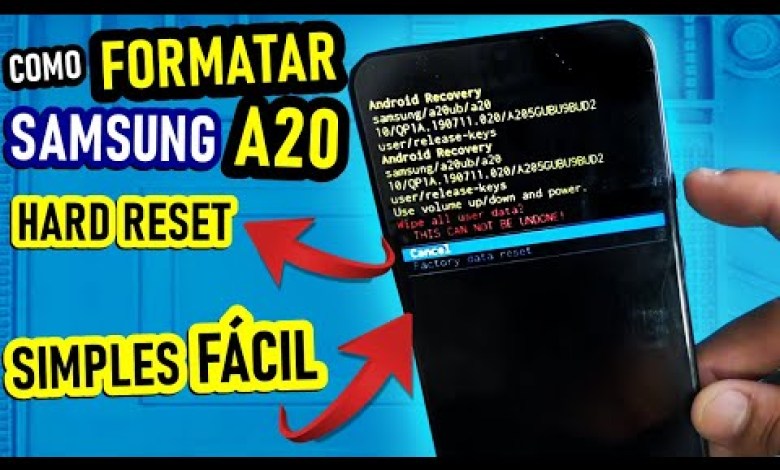 How to FORMAT SAMSUNG A20 | REMOVE PASSWORD with HARD How to FORMAT SAMSUNG A20 | REMOVE PASSWORD with HARD
