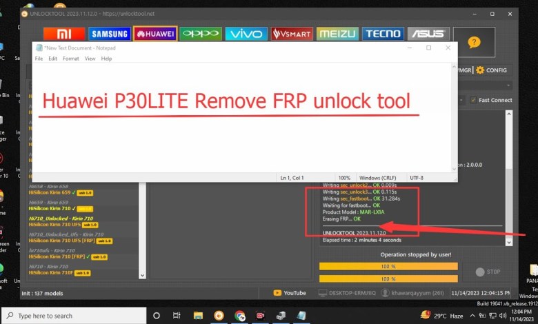 huawei p30 lite frp bypass unlock tool with test point huawei p30 lite frp bypass unlock tool with test point