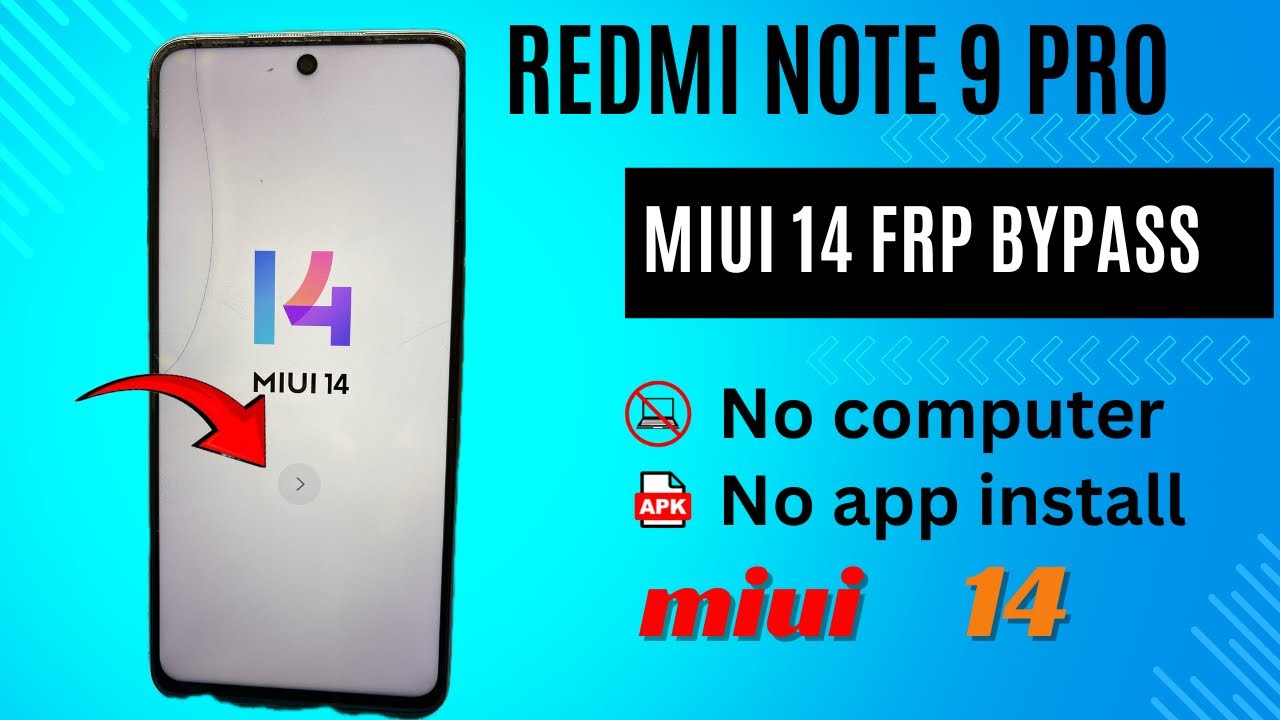 Redmi note 9 pro frp bypass,miui 14 frp bypass Redmi note 9 pro frp bypass,miui 14 frp bypass