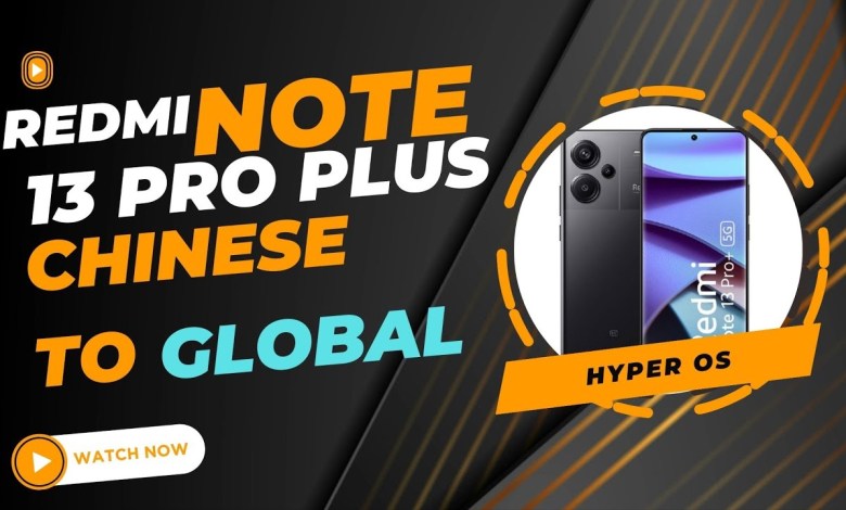 Redmi Note 13 Pro Plus (zircon) Convert From China To Redmi Note 13 Pro Plus (zircon) Convert From China To
