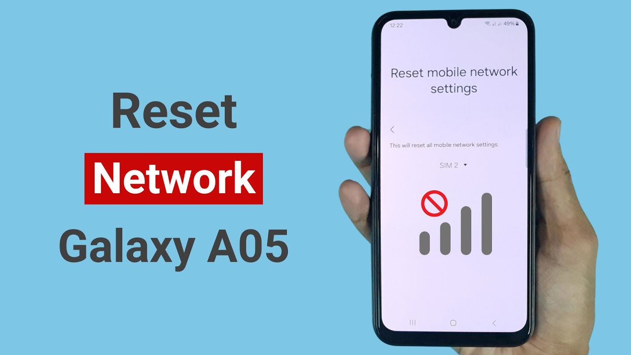 How to Reset Mobile Network Setting in Samsung A05 How to Reset Mobile Network Setting in Samsung A05