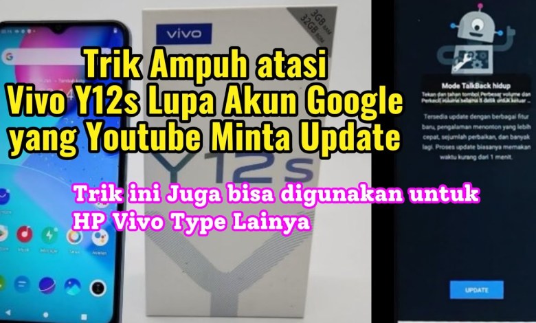 Overcome Vivo y12s forgot google youtube account request update – Overcome Vivo y12s forgot google youtube account request update –
