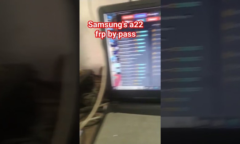 Samsung A22 frp bypass Google account bypass Samsung A22 frp bypass Google account bypass