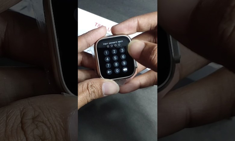 How to Set Password In T800 Ultra Smartwatch #shorts How to Set Password In T800 Ultra Smartwatch #shorts