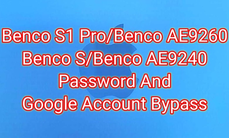 Benco AE9260/S1 Pro Password And Google Account Bypass Benco AE9260/S1 Pro Password And Google Account Bypass