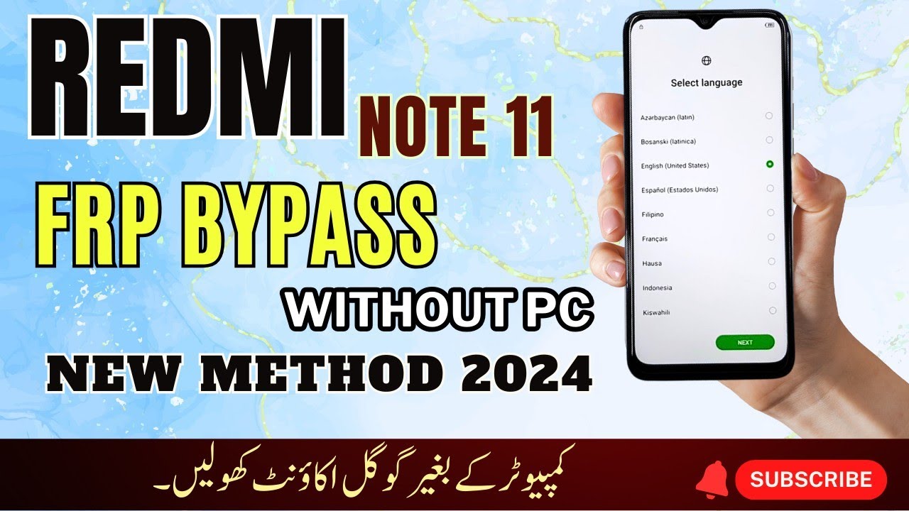 2024 – Redmi Note 11 Android 12/13 FRP Bypass Without 2024 – Redmi Note 11 Android 12/13 FRP Bypass Without