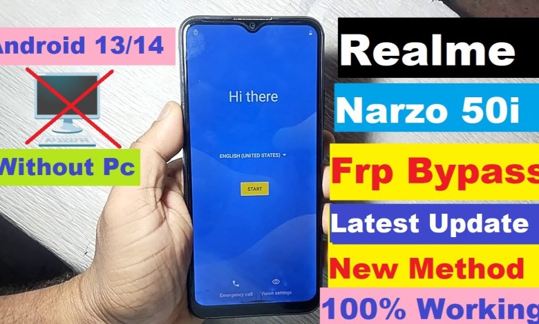 Unlocking Realme Narzo 50i with FRP Bypass Using Android 14 (New Update) Unlocking Realme Narzo 50i with FRP Bypass Using Android 14 (New Update)