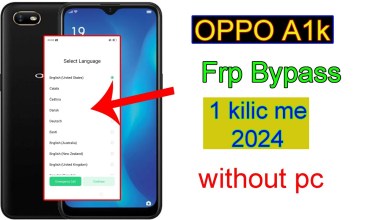 2024 Oppo A1K FRP Bypass: EASIEST Method to Unlock 2024 Oppo A1K FRP Bypass: EASIEST Method to Unlock