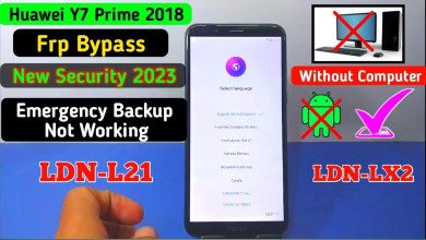 Huawei Y7 Prime 2018 FRP Bypass (LDN-L21) Google Huawei Y7 Prime 2018 FRP Bypass (LDN-L21) Google