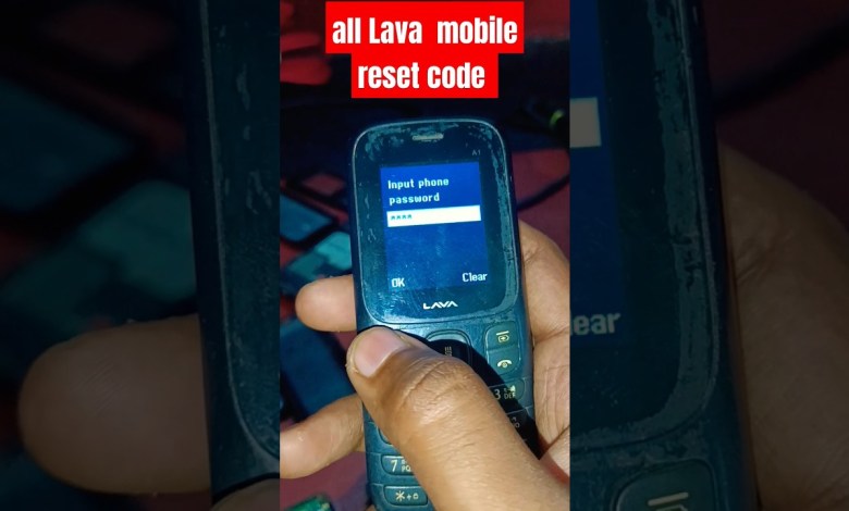 all lava mobile factory reset code #shorts #shortsvideo all lava mobile factory reset code #shorts #shortsvideo