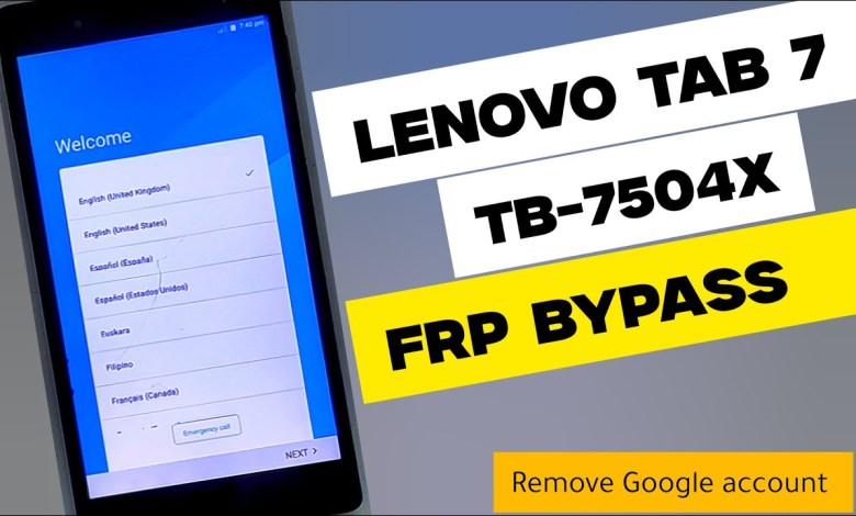 Lenovo Tab 7 (TB-7504x) FRP bypass without PC | FRP Lenovo Tab 7 (TB-7504x) FRP bypass without PC | FRP