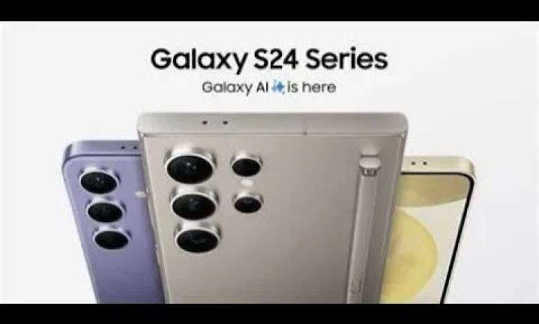 Presentation of the new Samsung Galaxy S24 Presentation of the new Samsung Galaxy S24