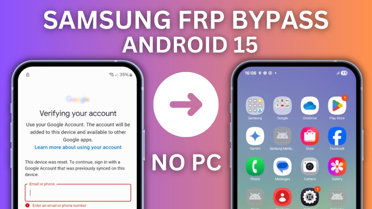 Unlocking Secrets: How to Bypass Samsung Android 15 FRP and Remove Google Lock! Unlocking Secrets: How to Bypass Samsung Android 15 FRP and Remove Google Lock!