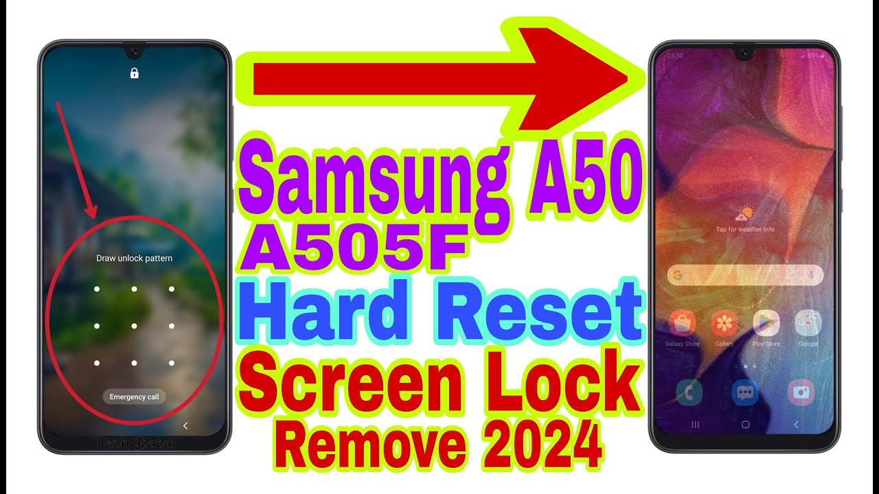 Samsung A50 (A505F) Remove Screen Lock/Hard Reset 2024 Samsung A50 (A505F) Remove Screen Lock/Hard Reset 2024