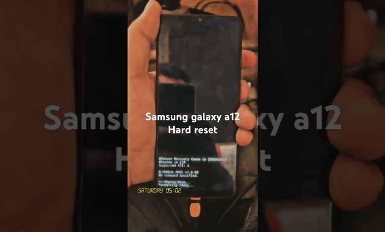 Samsung galaxy a12 screen lock remove hard reset Samsung galaxy a12 screen lock remove hard reset