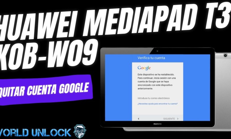 MEDIAPAD T3 FRP | Delete Huawei Google Account MEDIAPAD T3 FRP | Delete Huawei Google Account
