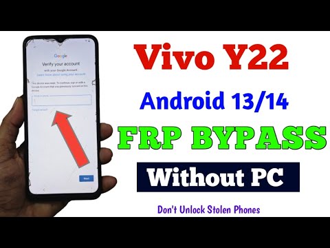 Unlock Vivo Y22 FRP Lock on Android 13 Without Using a Computer – Discover How to Bypass Vivo V2207’s Security Settings Unlock Vivo Y22 FRP Lock on Android 13 Without Using a Computer – Discover How to Bypass Vivo V2207’s Security Settings