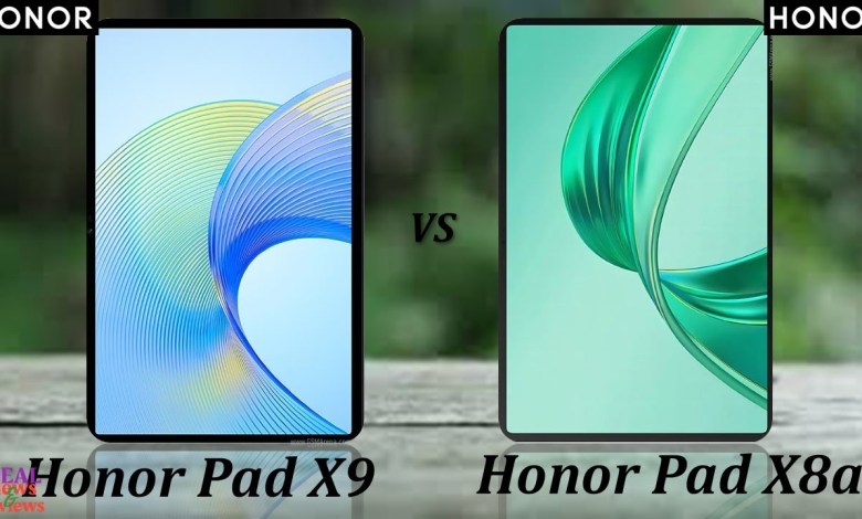 Honor Pad X9 4G vs Honor Pad X8a Honor Pad X9 4G vs Honor Pad X8a