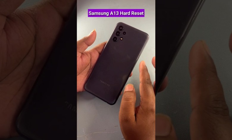 How to hard reset Samsung A13 by pattern unlock How to hard reset Samsung A13 by pattern unlock