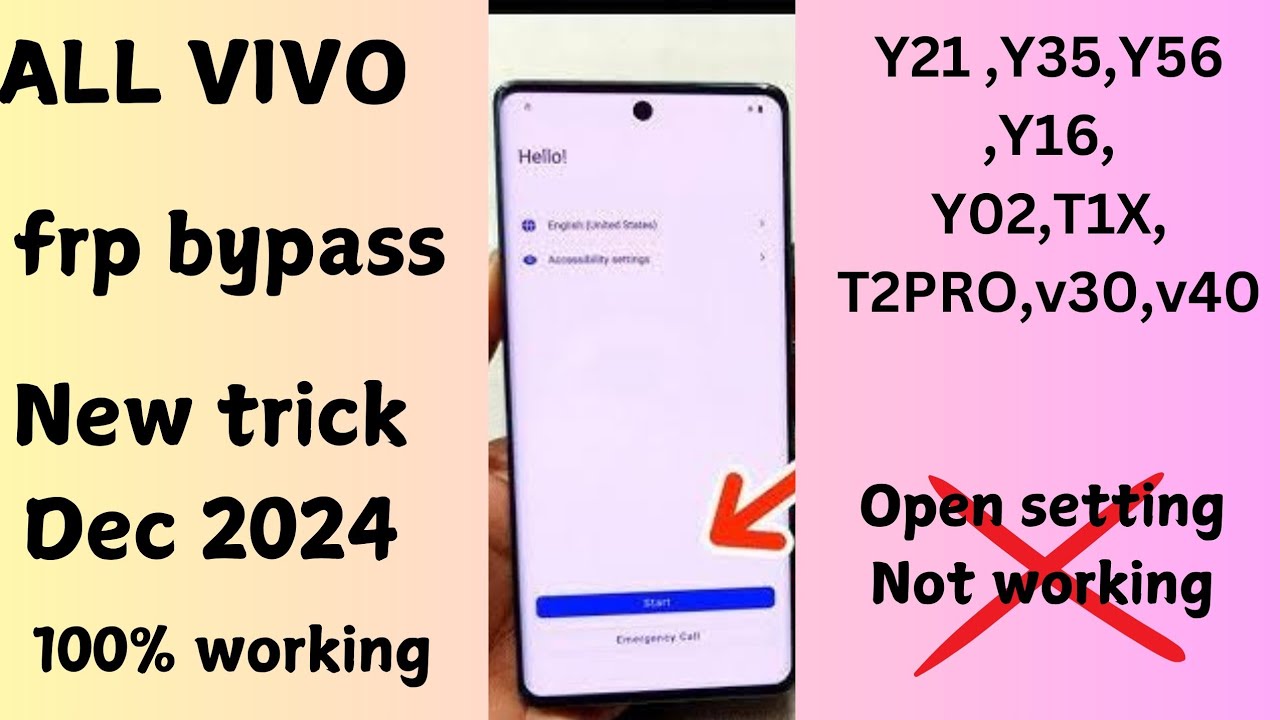 Curiosity piqued: New trick for Vivo Y56 FRP bypass in 2024/2025 using open setting Curiosity piqued: New trick for Vivo Y56 FRP bypass in 2024/2025 using open setting