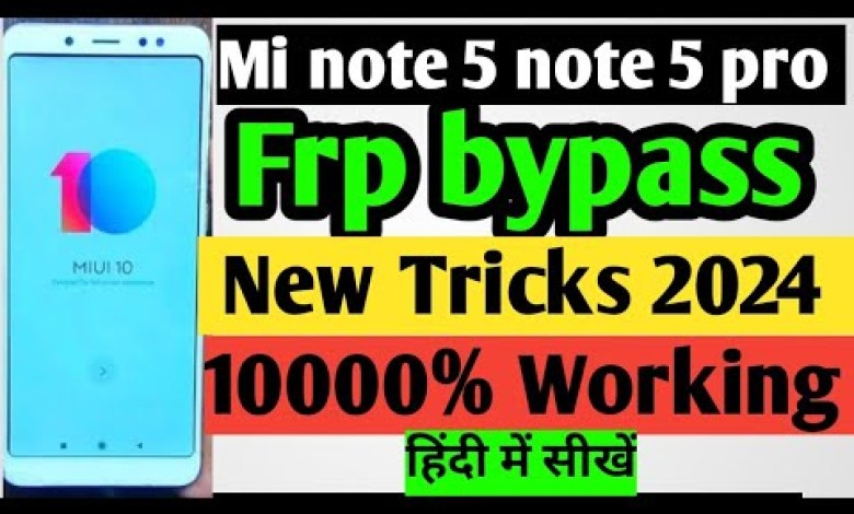 Redmi Note 5 frp bypass !! how to remove mi note 5 fro Redmi Note 5 frp bypass !! how to remove mi note 5 fro