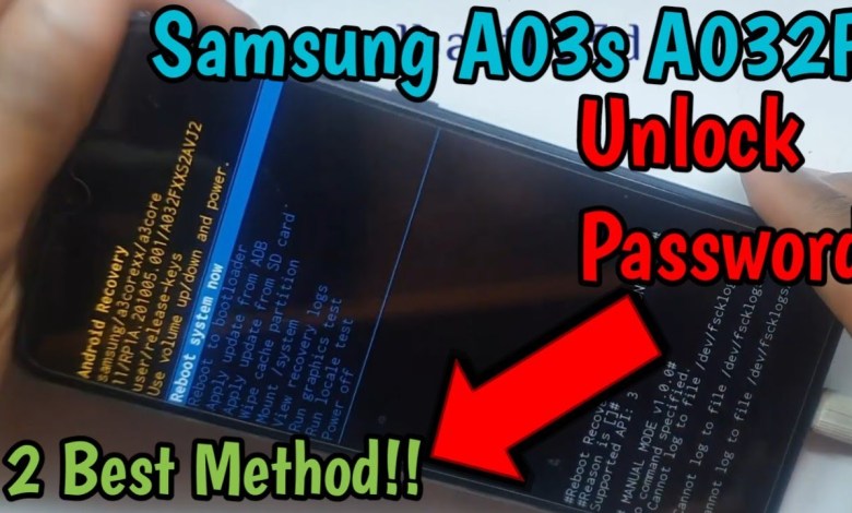 Samsung Galaxy A03s A032f Factory Data Reset Unlock Samsung Galaxy A03s A032f Factory Data Reset Unlock