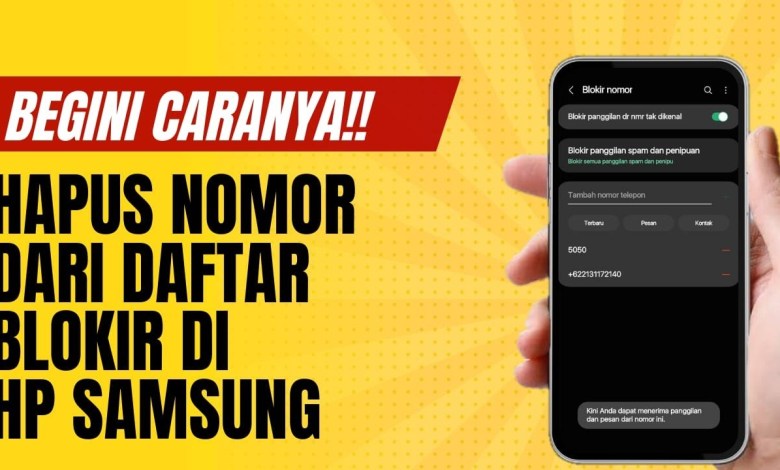 How to remove a number from the block list on a cellphone How to remove a number from the block list on a cellphone