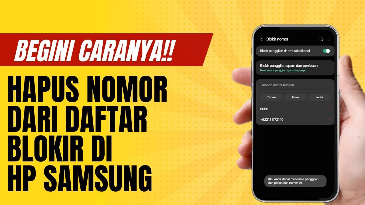 How to remove a number from the block list on a cellphone How to remove a number from the block list on a cellphone