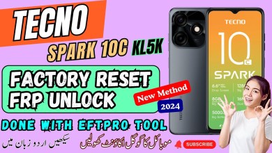Tecno Spark 10C ( KL5K ) FRP Unlock and Factory Reset Tecno Spark 10C ( KL5K ) FRP Unlock and Factory Reset