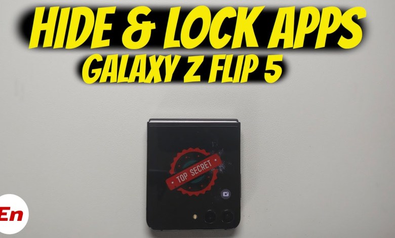 Samsung Galaxy Z Flip 5 How To HIDE or LOCK APPS!! Samsung Galaxy Z Flip 5 How To HIDE or LOCK APPS!!