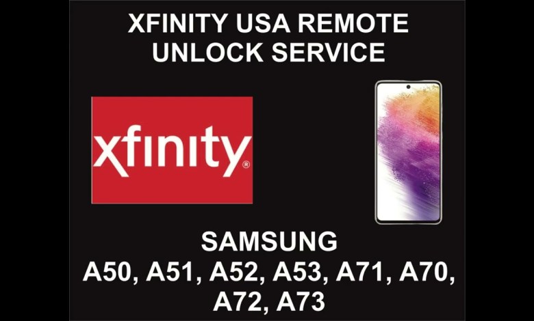 Xfinity USA Samsung Unlock Service, Samsung A51, A52, Xfinity USA Samsung Unlock Service, Samsung A51, A52,