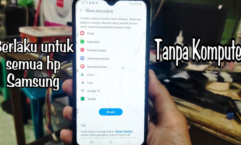 Samsung cellphone cannot reset factory data because Samsung cellphone cannot reset factory data because