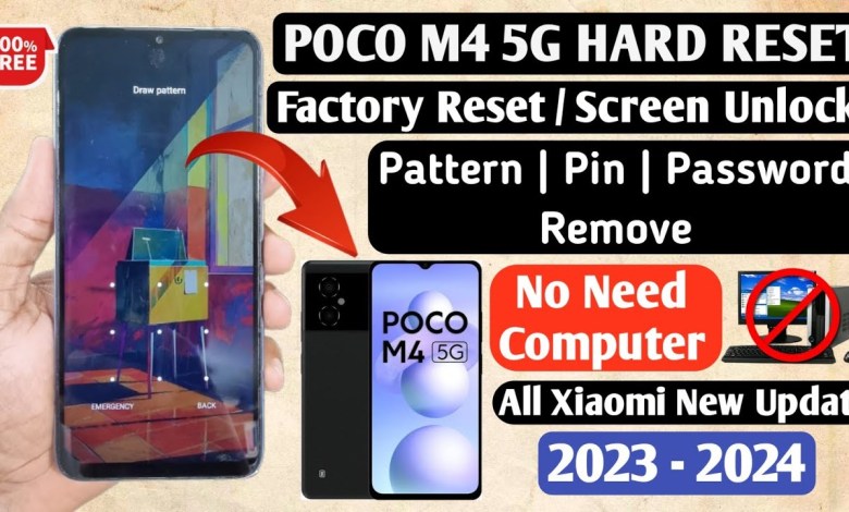 POCO M4 5G:- Hard Reset | Forgot Password | Screen POCO M4 5G:- Hard Reset | Forgot Password | Screen