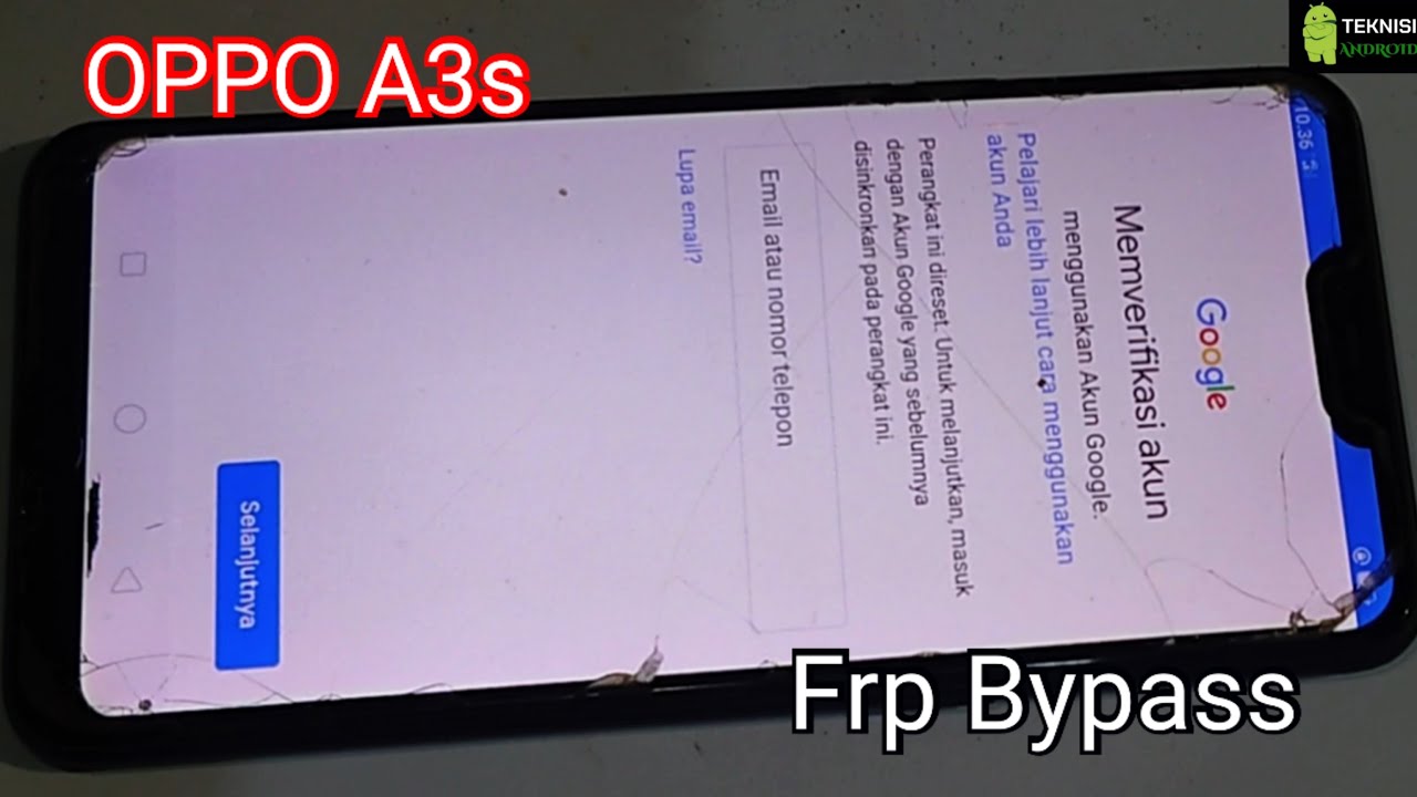 OPPO A3s Frp Bypass is the easiest OPPO A3s Frp Bypass is the easiest