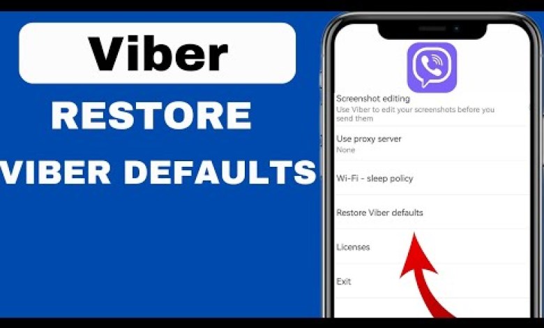How To Restore Viber To Default Settings | Quick Guide How To Restore Viber To Default Settings | Quick Guide