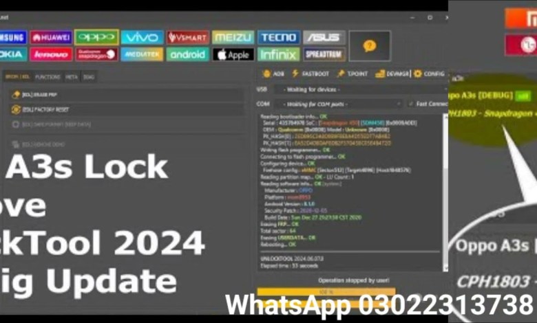 Oppo A3s Screen Lock Frp Look Just one Click Oppo A3s Screen Lock Frp Look Just one Click