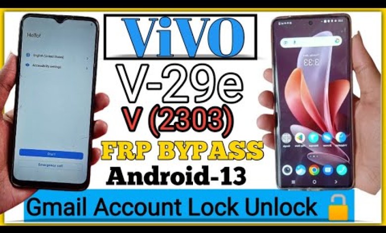 ViVO V-29e FRP BYPASS ANDROID 13 | New Trick | ViVO ViVO V-29e FRP BYPASS ANDROID 13 | New Trick | ViVO