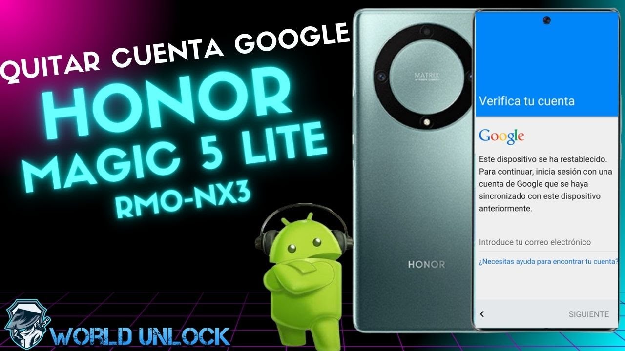 Honor Magic 5 Lite FRP | How to delete Google Account Honor Magic 5 Lite FRP | How to delete Google Account