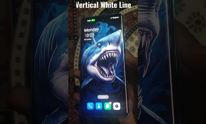 OnePlus 8 White Line Issue on Display#techtalk OnePlus 8 White Line Issue on Display#techtalk
