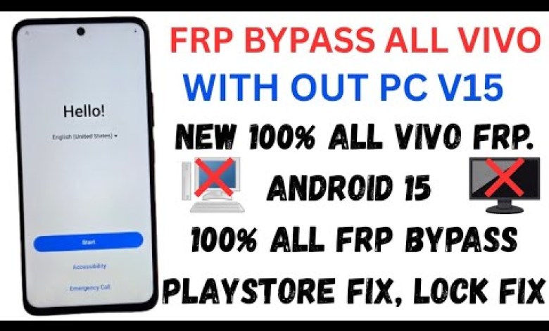 Unlock the Secrets: Complete Guide to 100% Vivo FRP Bypass on Android 15! Unlock the Secrets: Complete Guide to 100% Vivo FRP Bypass on Android 15!