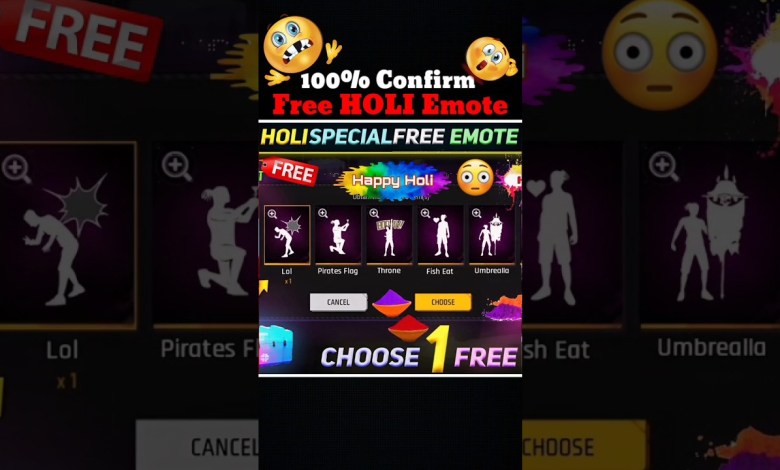 Free Holi Emote -para SAMSUNG Free Holi Emote -para SAMSUNG