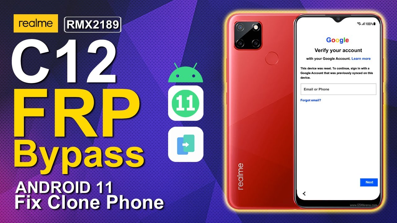 Realme C12 RMX2189 Bypass FRP Android 11 Old Security Realme C12 RMX2189 Bypass FRP Android 11 Old Security