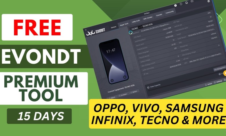 Free Evo Tool Premium 15 Days | Samsung Infinix Tecno Free Evo Tool Premium 15 Days | Samsung Infinix Tecno