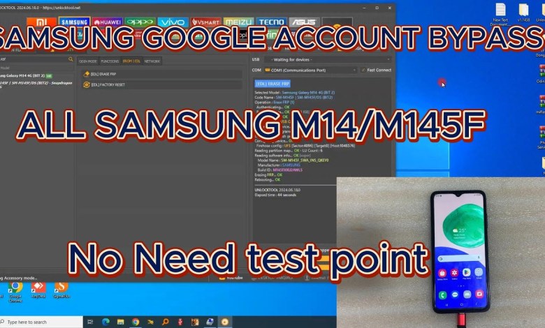 SAMSUNG M14/M145F GOOGLE ACCOUNT BYPASS DONE VI SAMSUNG M14/M145F GOOGLE ACCOUNT BYPASS DONE VI