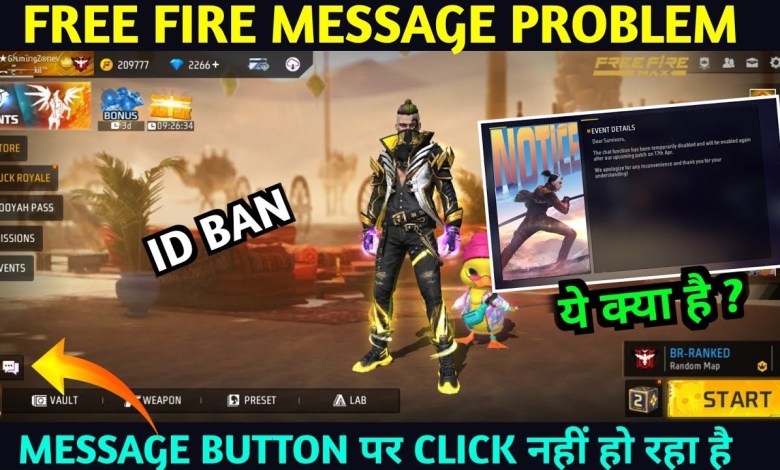 Free Fire Message Problem Solve | Free Fire ME Message Free Fire Message Problem Solve | Free Fire ME Message