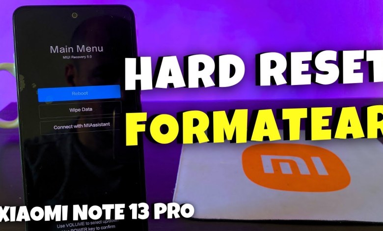 FORMAT OR REMOVE PASSWORD Xiaomi NOTE 13 PRO FORMAT OR REMOVE PASSWORD Xiaomi NOTE 13 PRO