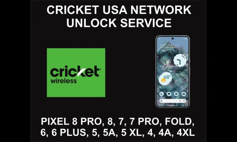Pixel Cricket Unlock Service, All Models Pixel Cricket Unlock Service, All Models