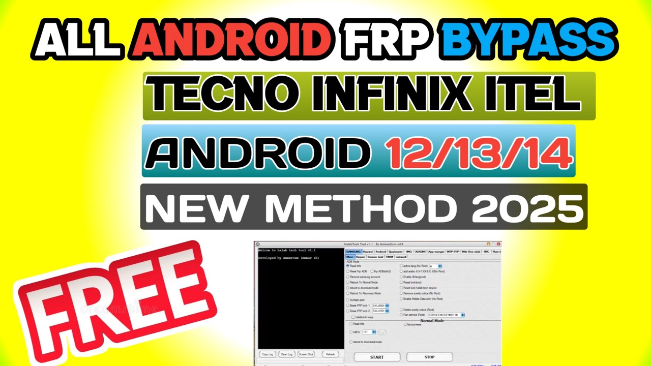 Quickly bypass FRP on Infinix, Tecno, and Itel Android devices with just one click Quickly bypass FRP on Infinix, Tecno, and Itel Android devices with just one click